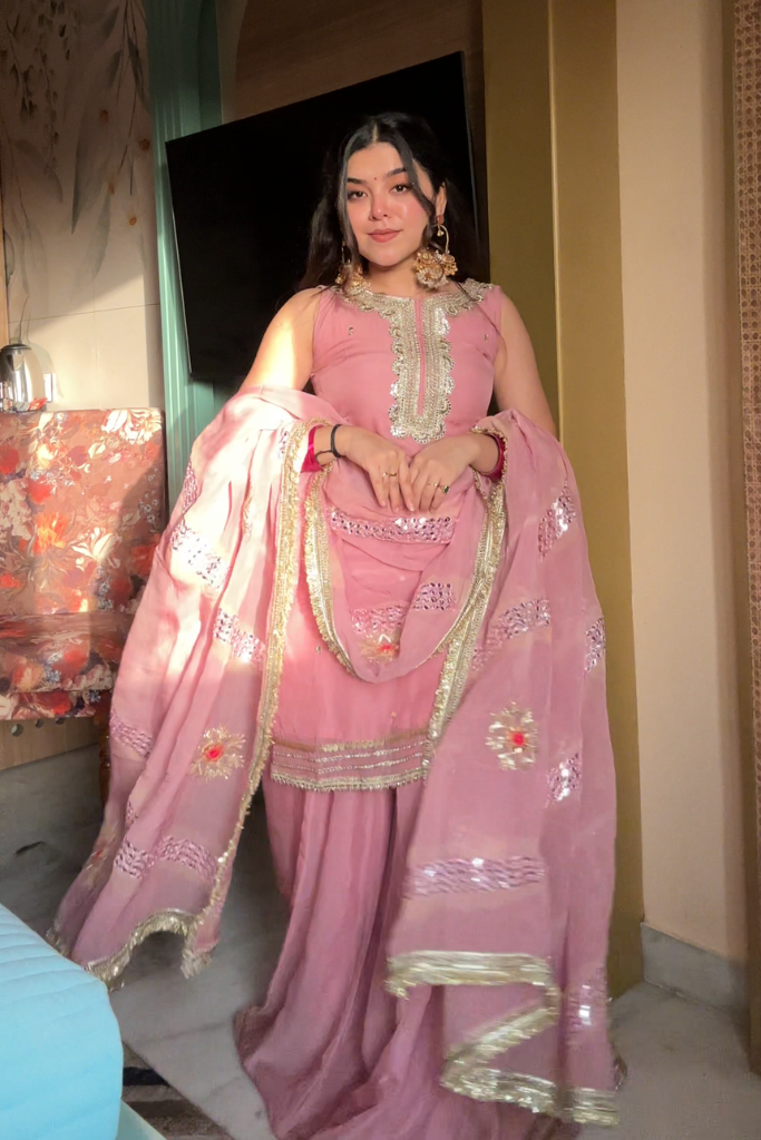 Vasantika Organza Sharara Set
