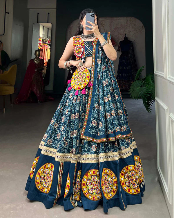 Blue chaniya choli best sale