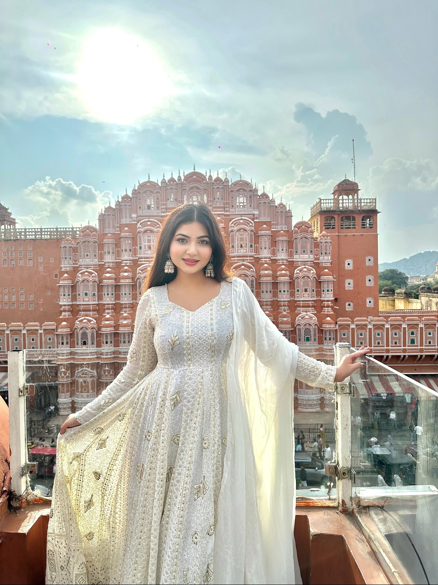 Madhvi Heavy Embroidered Maxi Set